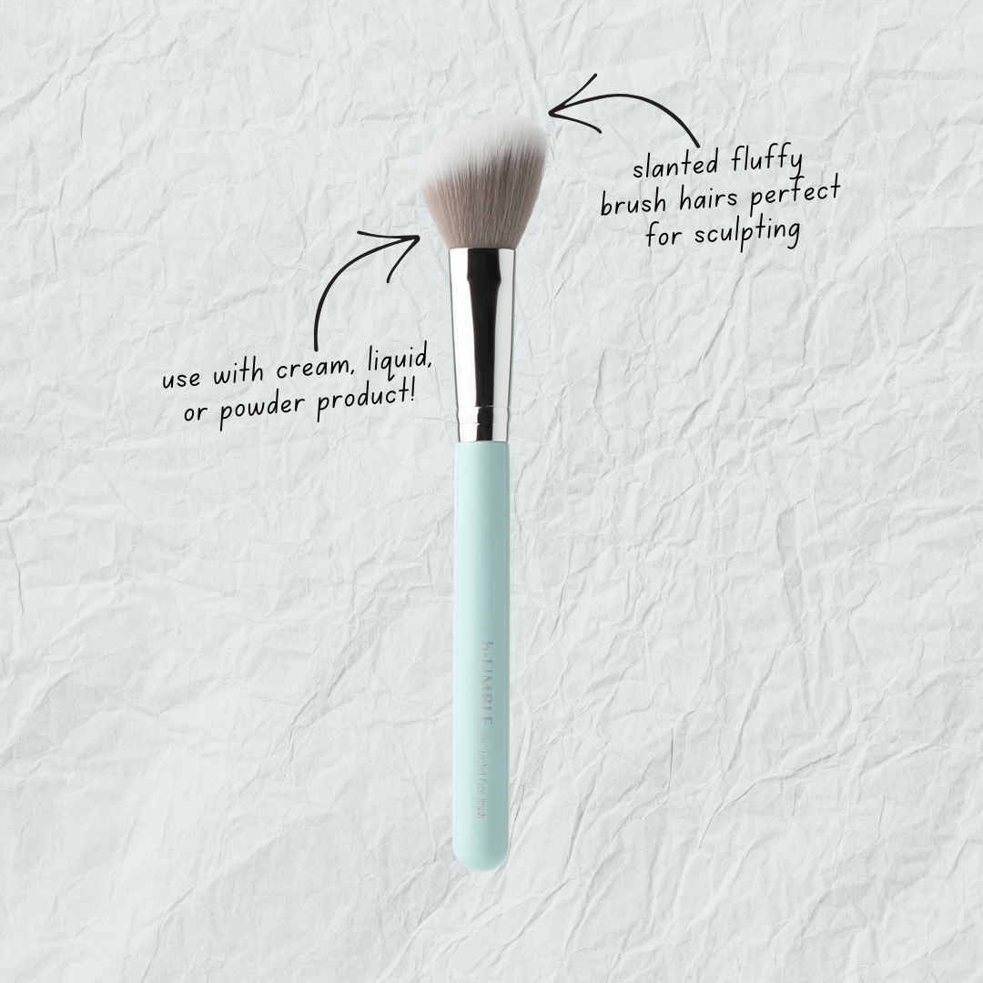 209 Angled Face Brush - Humble Cosmetics - 209 Angled Face Brush